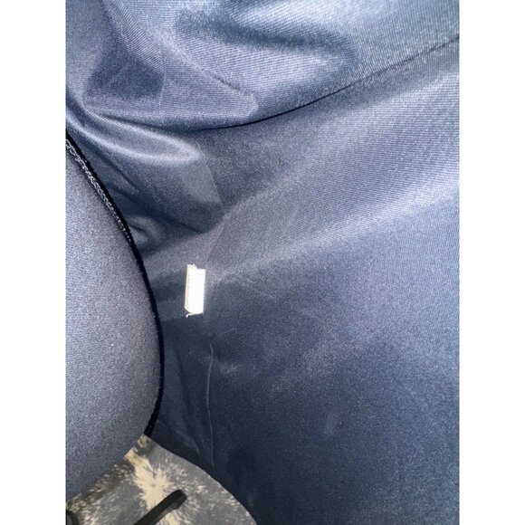 Vintage Savanna Black Pure Wool Gold Single Button Classic Blazer Jacket Office - Picture 10 of 10